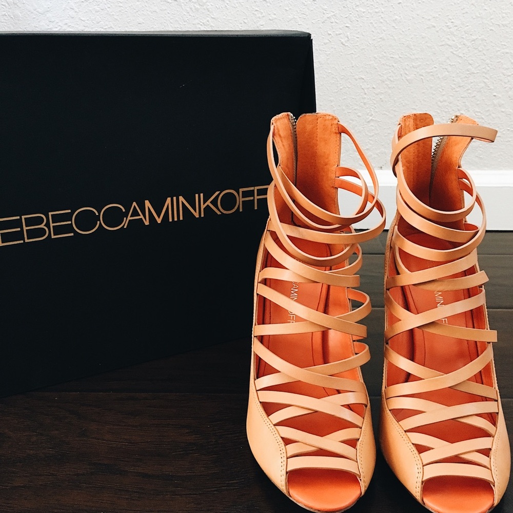 Rebecca Minkoff  Mabel Lace Up heels